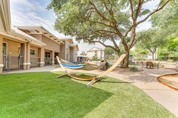 Hammock and landscaped grounds